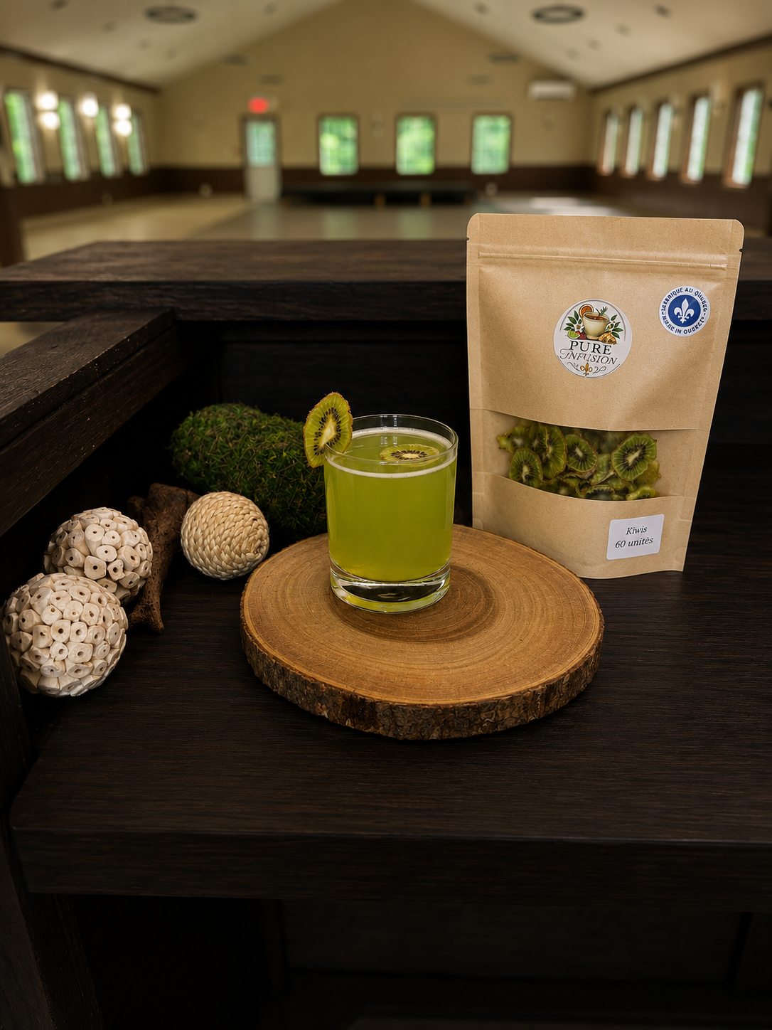 Fruits déshydratés – Kiwi (60 unités)