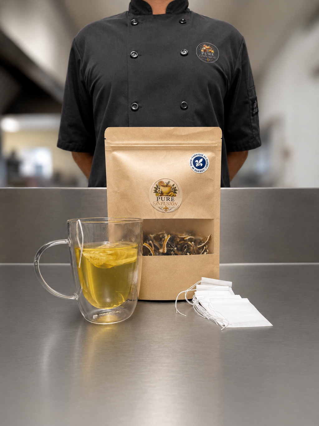 Mélange Tisane fruitée – Orange, citron & gingembre
